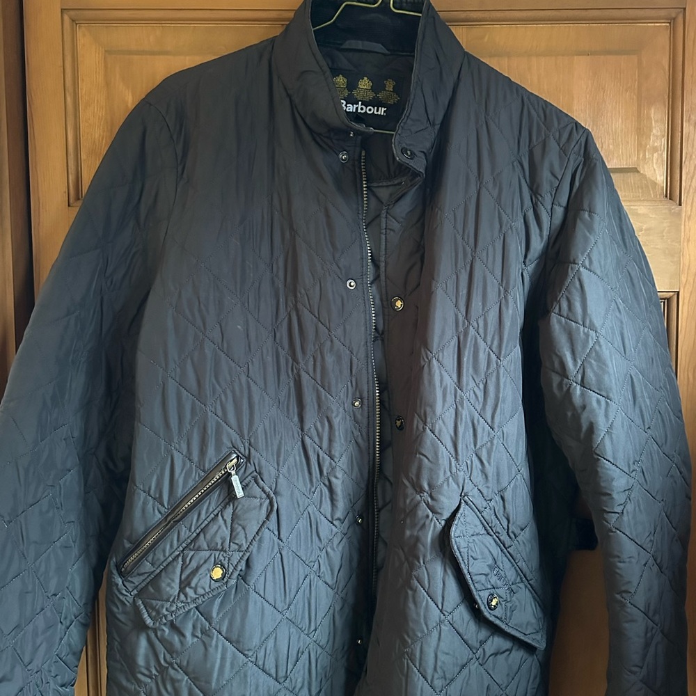 Men’s genuine Barbour jacket size L.
